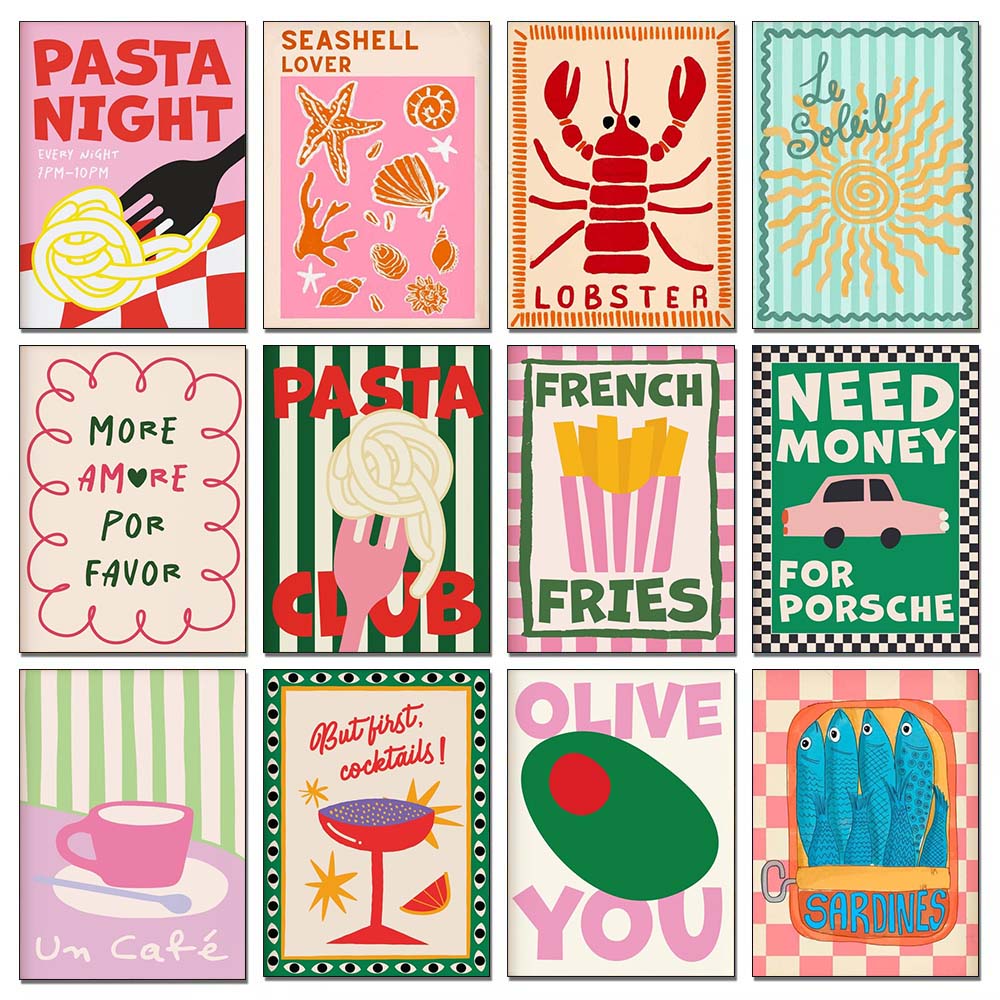 Photo Mosaic Print - 5d diy cor comida arte pintura