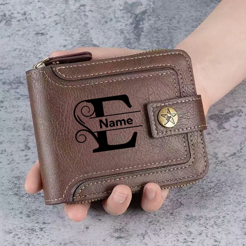Personalized Name Box - Carteira Masculina Personalizada - Carteira de