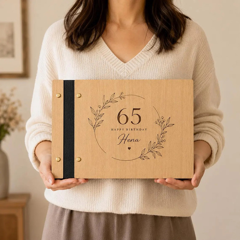 Custom Photo Book - Álbum de Fotos Personalizado para Aniversários