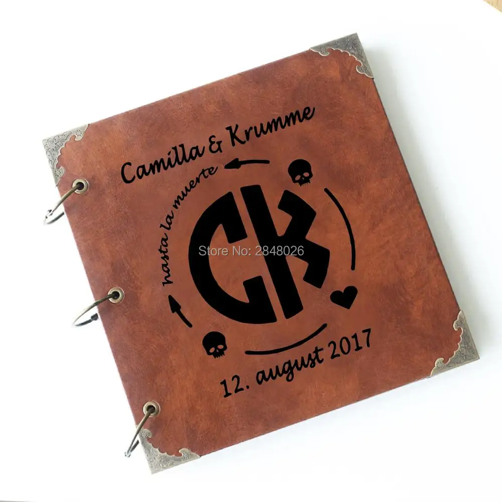 Custom Photo Book - Livro de visitas de casamento com
