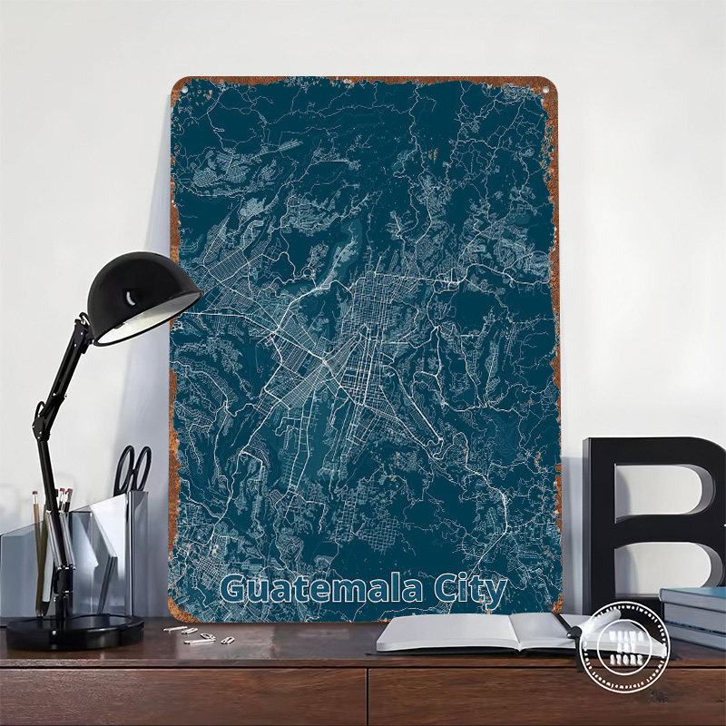 Mapa de Cidade da Guatemala em - Custom Map Poster avaliação e preço